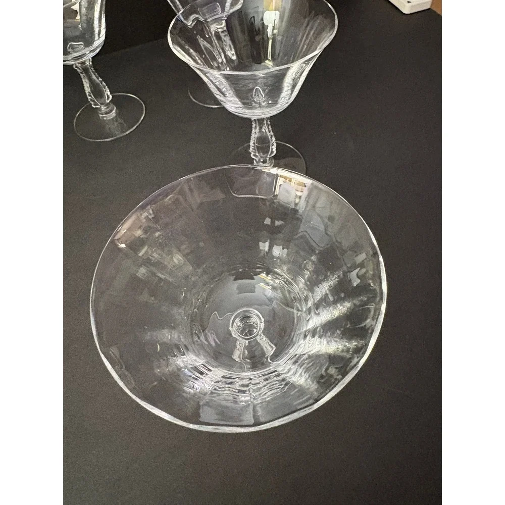 Silver Flutes By Fostoria set six